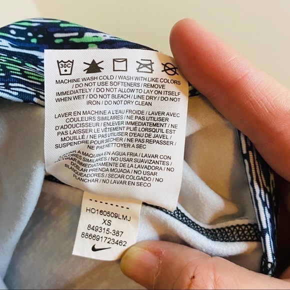 Nike Pro Dri-Fit Blue half-Zip Pullover Sz:XS - Picture 4 of 5